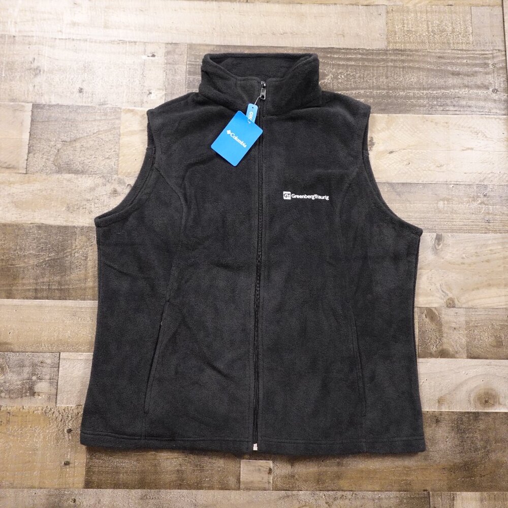 Columbia Benton Springs‎ Fleece Vest Women's XXL Black NWT